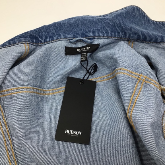 New Hudson Classic Trucker Jean Jacket - L/XL - Picture 4 of 10
